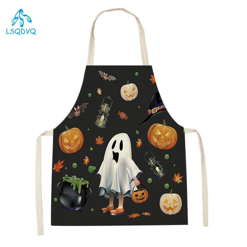 Kitchen Witch Baking - Kabak Cadı Desen Cadılar Bayramı Mutfak
