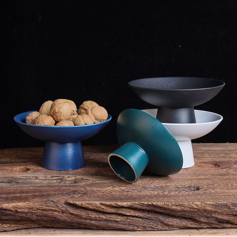 Cake Board Round - Çin seramik meyve kasesi yaratıcı beyaz