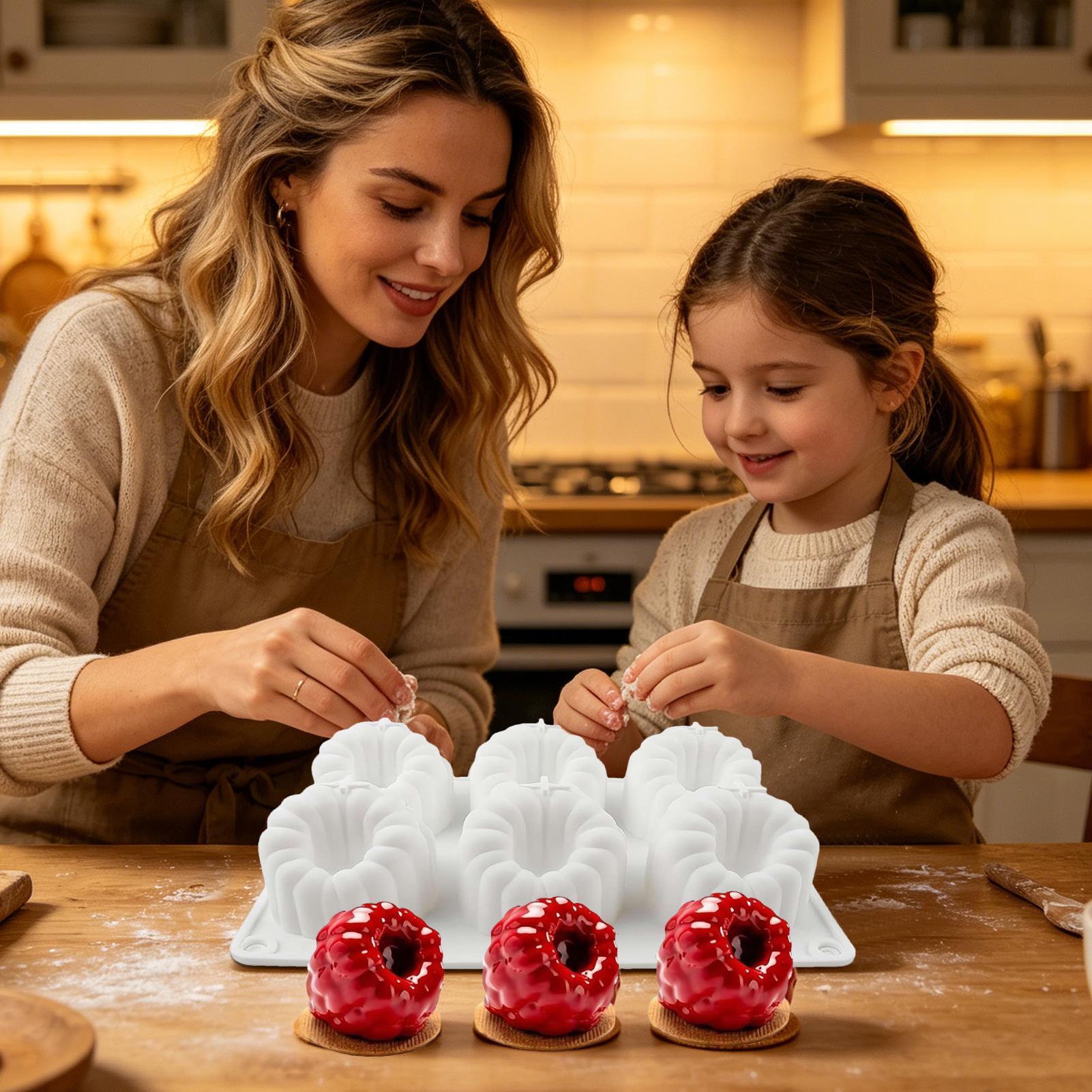 Kitchen Baking Mat - Ahududu Silikon Kalıp 3D Ahududu Şekli