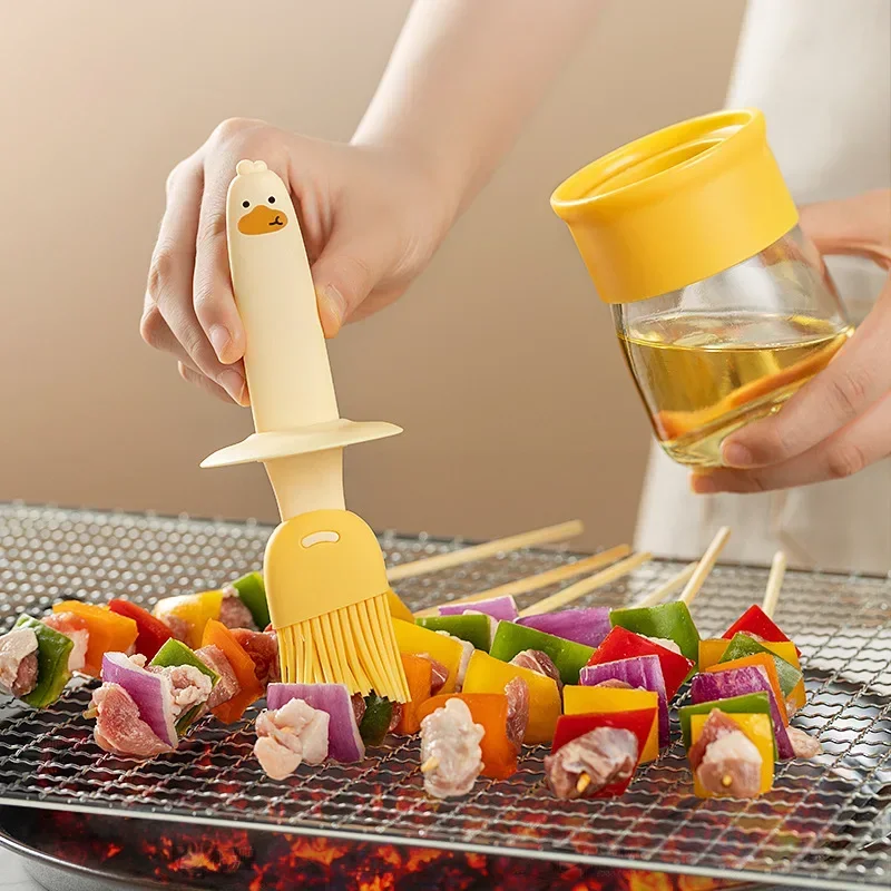 Kitchen Baking Brush - Mutfak Silikon Yağ Şişesi, Yağ Fırçası