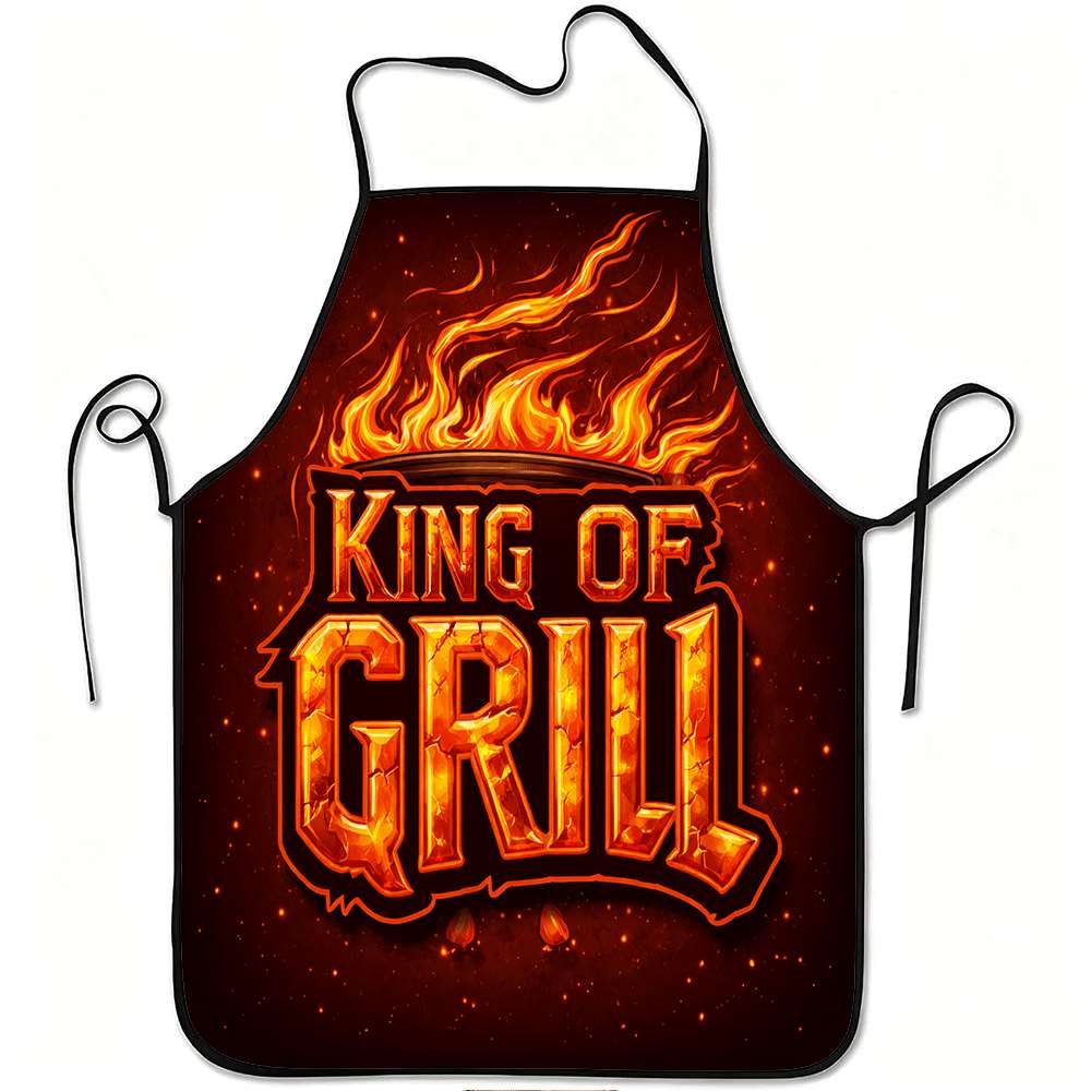 Kitchen Baking Ideas - 1 Adet Bbq King Önlüğü, Bbq