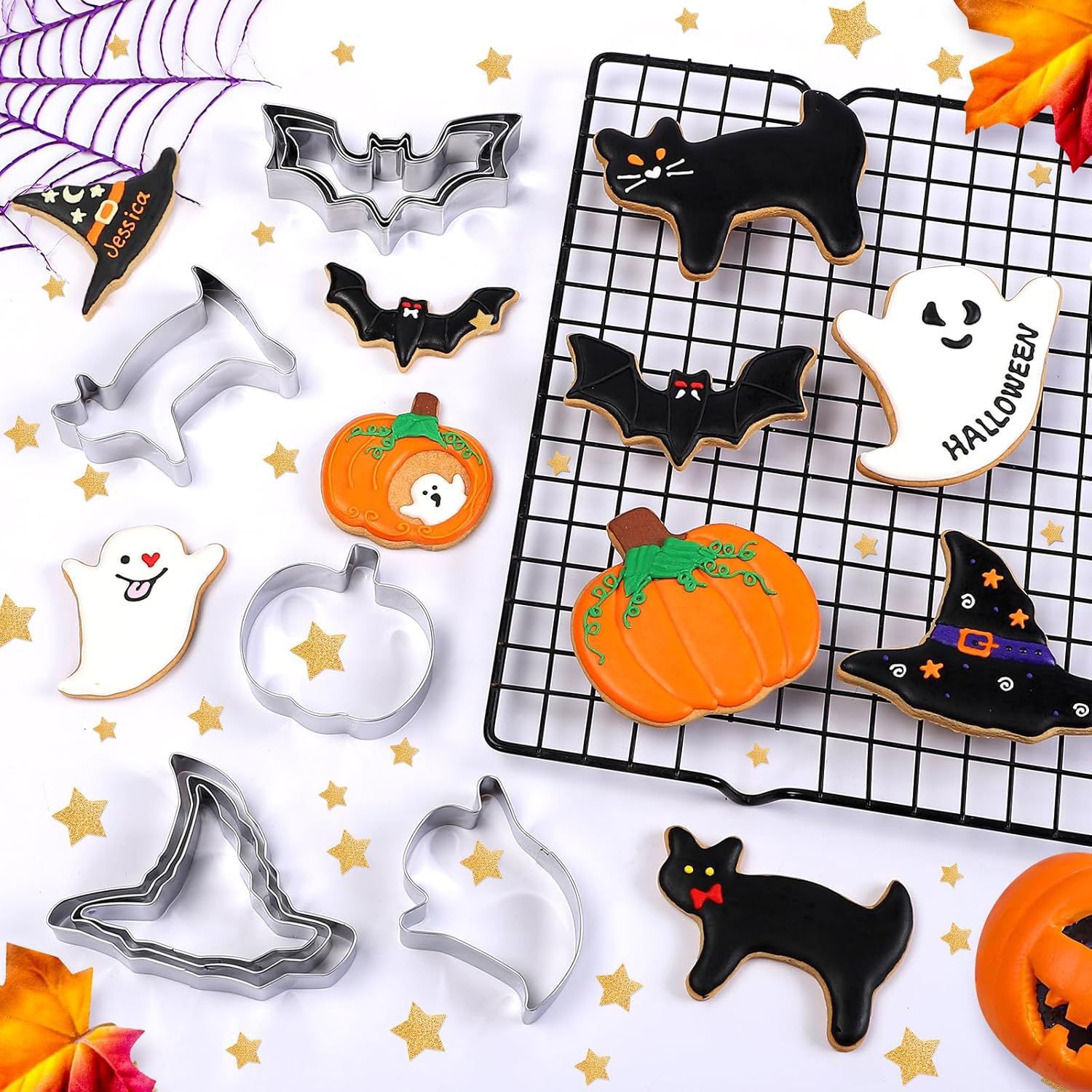 Kitchen Witch Baking - Cadılar Bayramı Kurabiye Kalıbı 3 Parçalı
