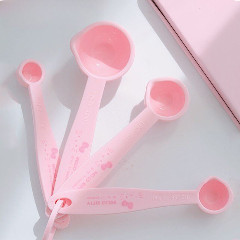 Kitchen Baking Items - Hello Kitty baskılı ölçü kaşığı seti,