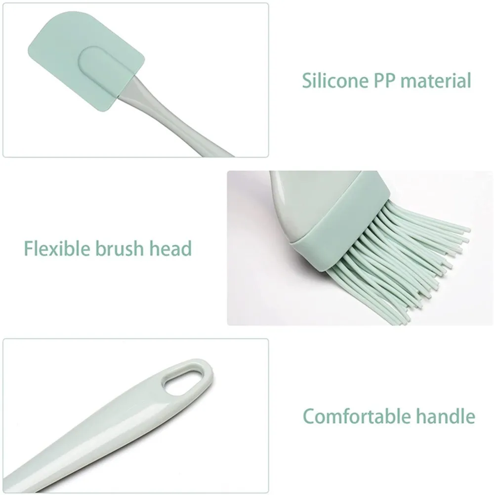 Kitchen Baking Brush - 3 adet krem ​​sıyırıcı DIY ekmek