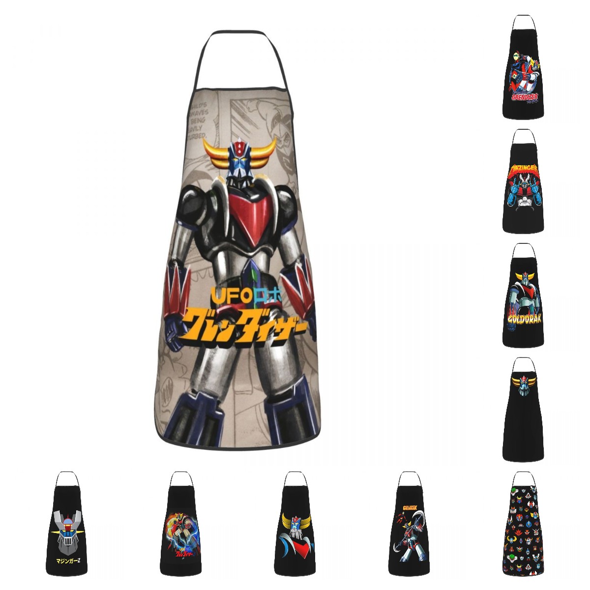 Kitchen Robot Baking - Unisex Grendizer Anime mutfak şef pişirme