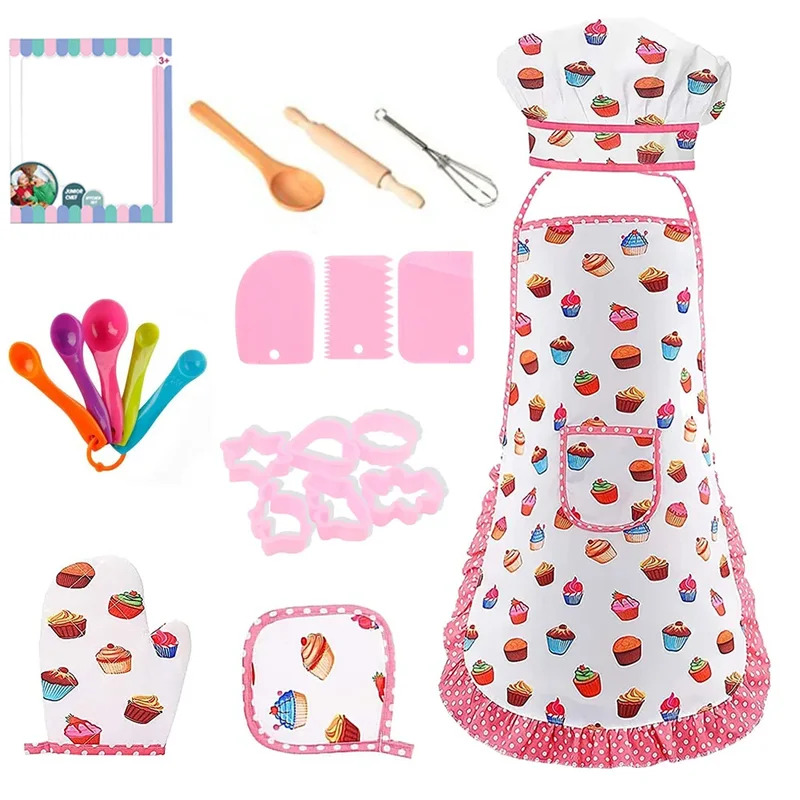 Kitchen Baking Cloth - Mutfak Oyuncakları Pişirme Taklidi Oyun Seti