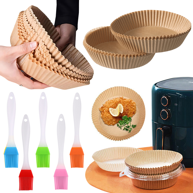 Kitchen Baking Gadgets - 50/100 adet hava fritöz kağıt tabak