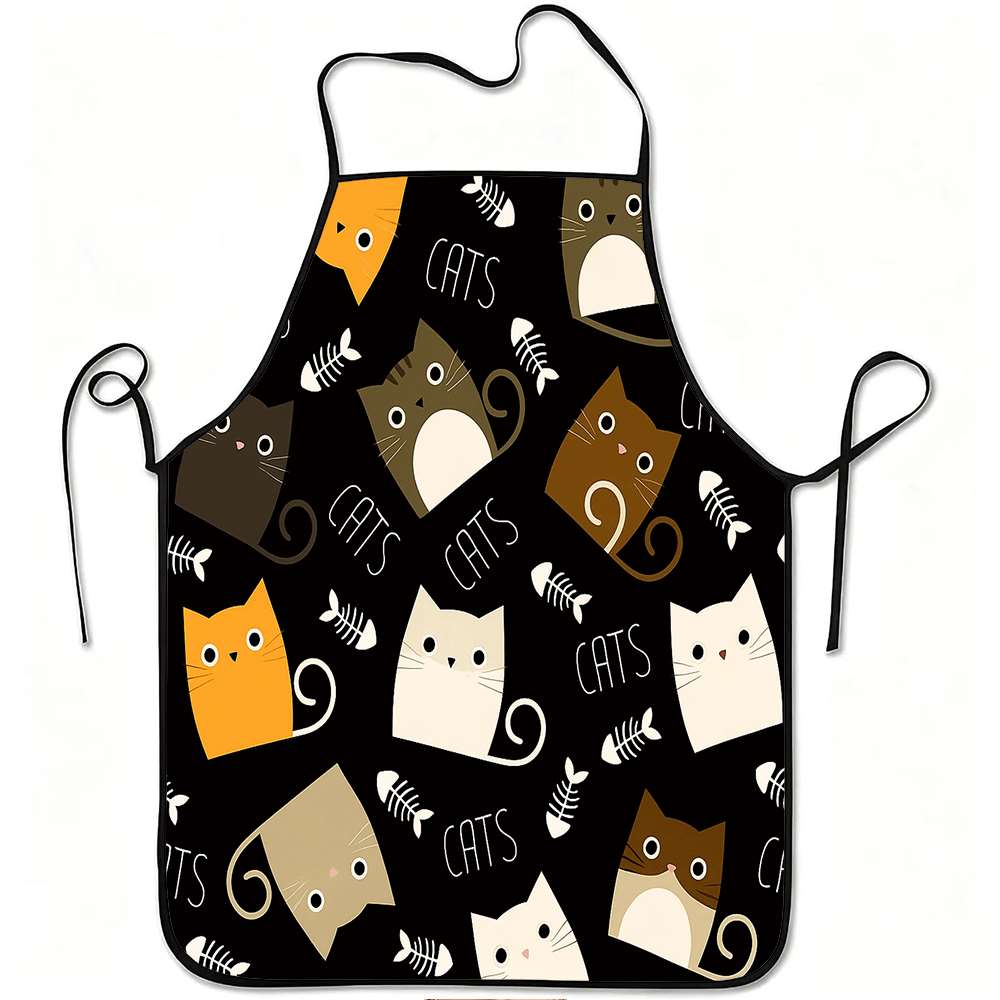Kitchen Baking Ideas - 1 Adet Eğlenceli Karikatür Temalı Önlük,