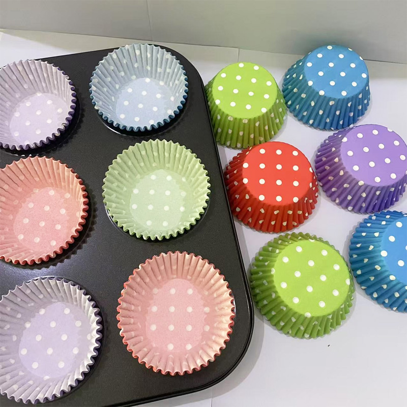 Kitchen Baking Mat - 100 Adet/200 Adet Puantiyeli Kek Kağıt