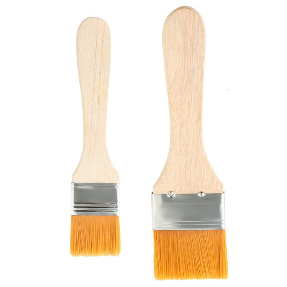 Kitchen Baking Brush - 2 adet naylon tefeklik fırçası barbekü