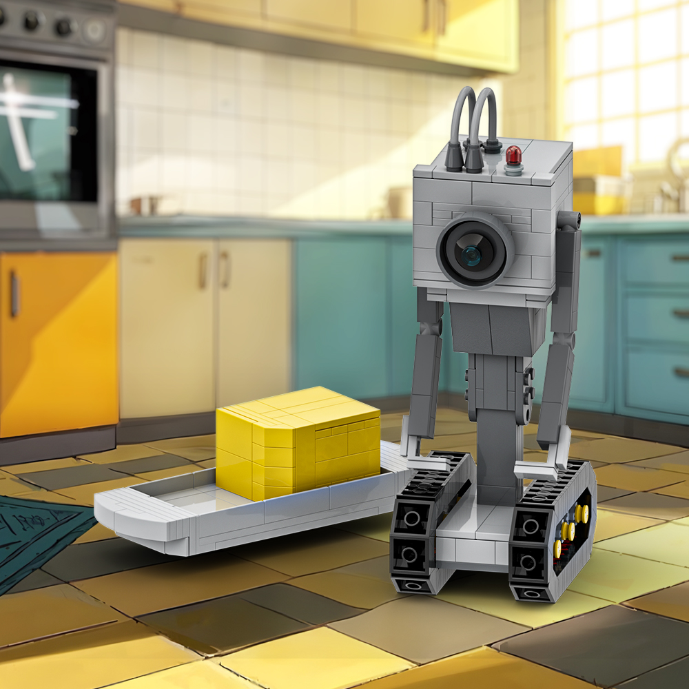 Kitchen Robot Baking - MOC Rick'in Tereyağı Robot Modeli Yapı