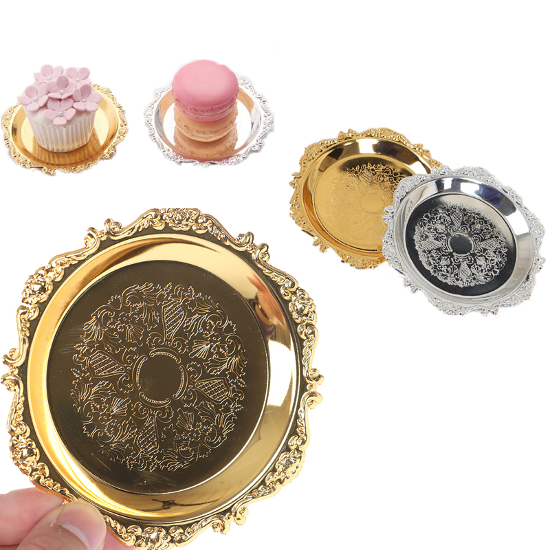 Gümüş altın demir tepsi için p - Cake Board Round incelemesi ve fiyatı