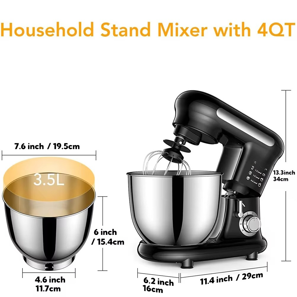 1000W 3.5L Çok Fonksiyonlu Ele - Kitchen Robot Baking incelemesi ve fiyatı