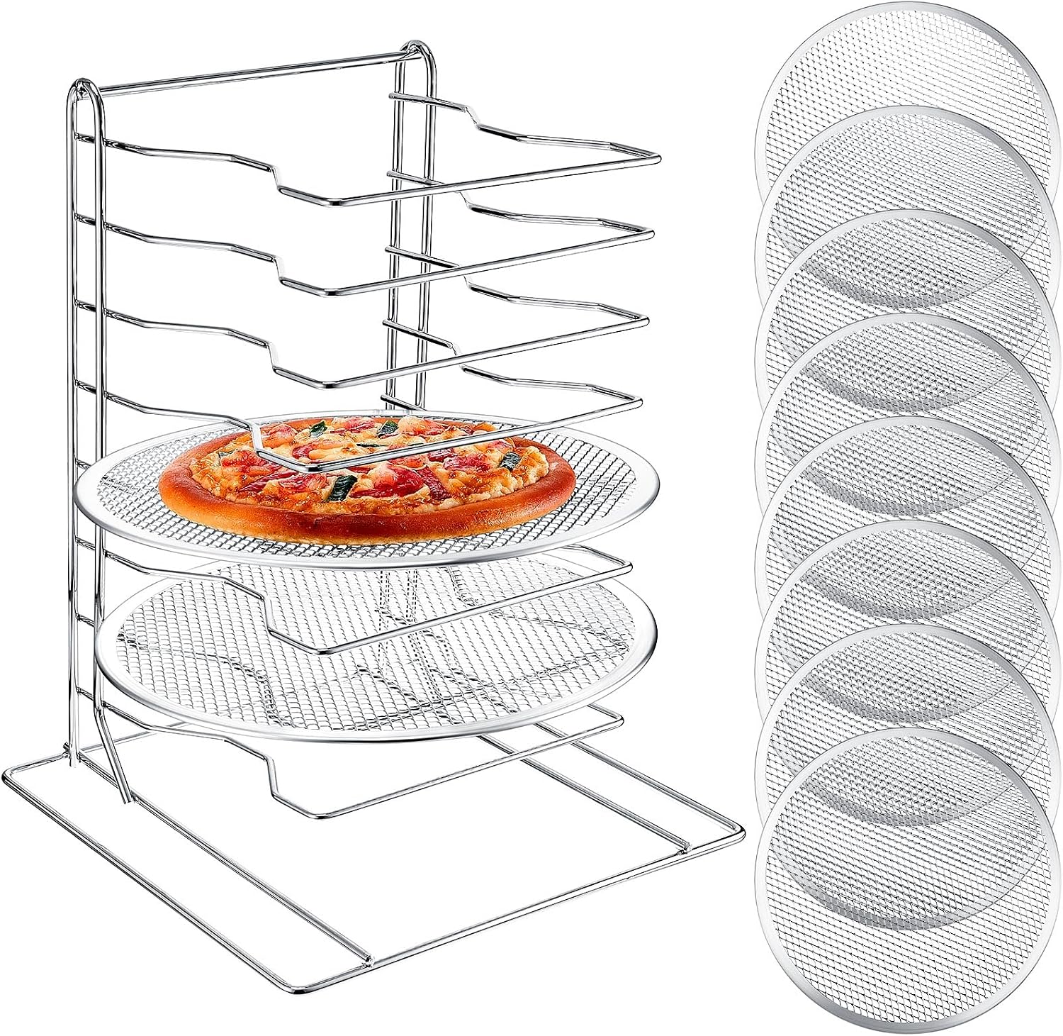 8 Katmanlı Pizza Rafı, Delikli - Kitchen Baking Pans incelemesi ve fiyatı
