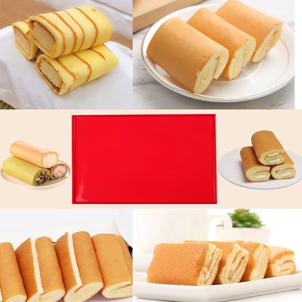 İsviçre Rulo Kekleri için 2 Si - Kitchen Baking Mat incelemesi ve fiyatı