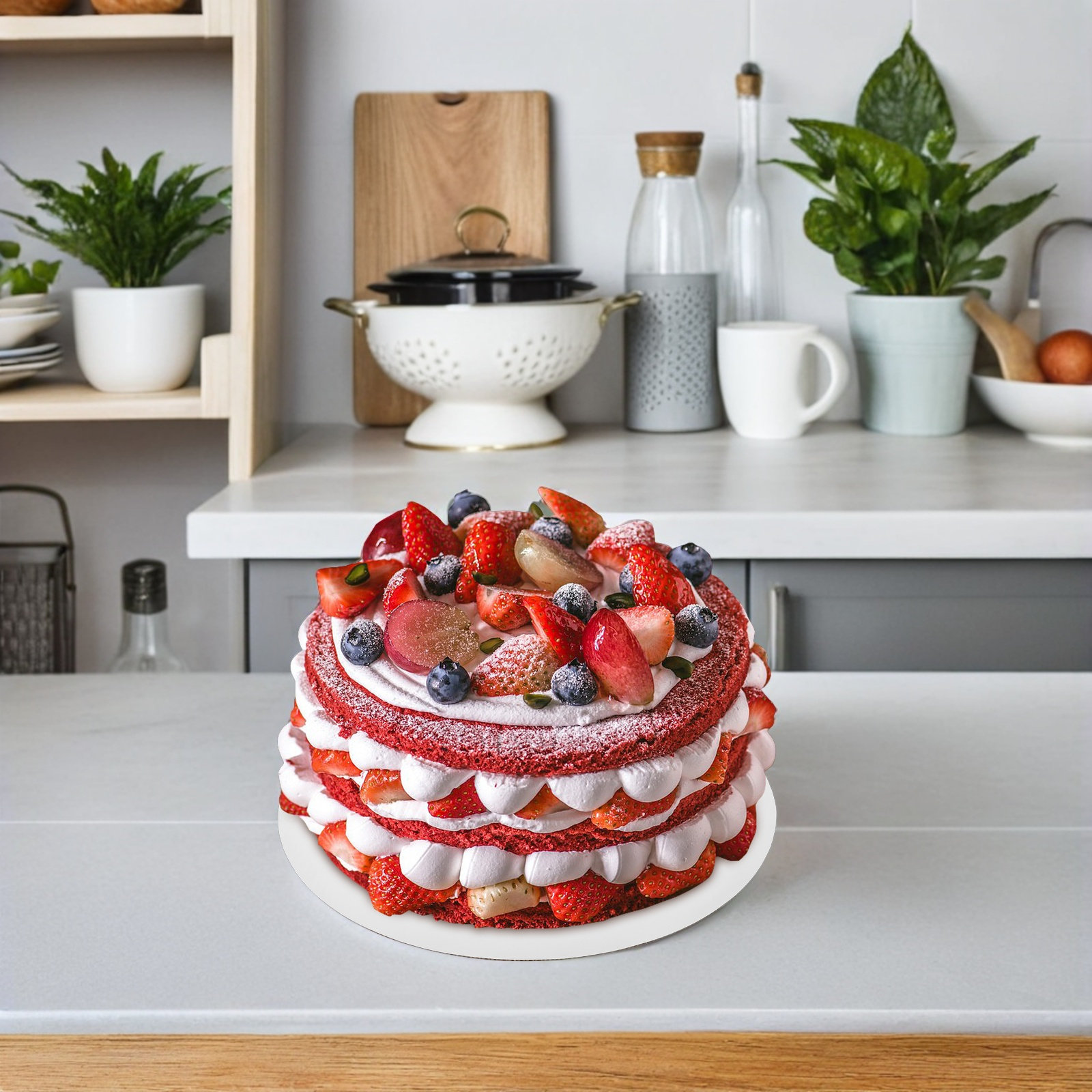 25 adet beyaz kek tahtası yuva - Cake Board Round incelemesi ve fiyatı