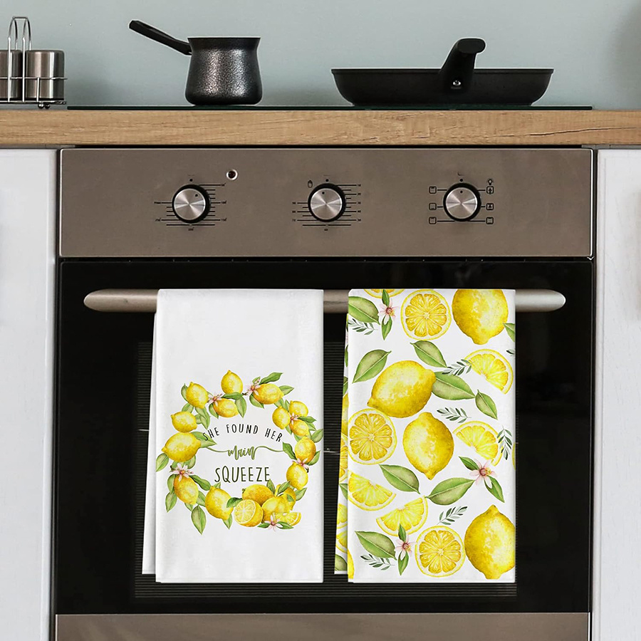2 Adet, Limon Çelenkli Mutfak  - Kitchen Baking Cloth incelemesi ve fiyatı