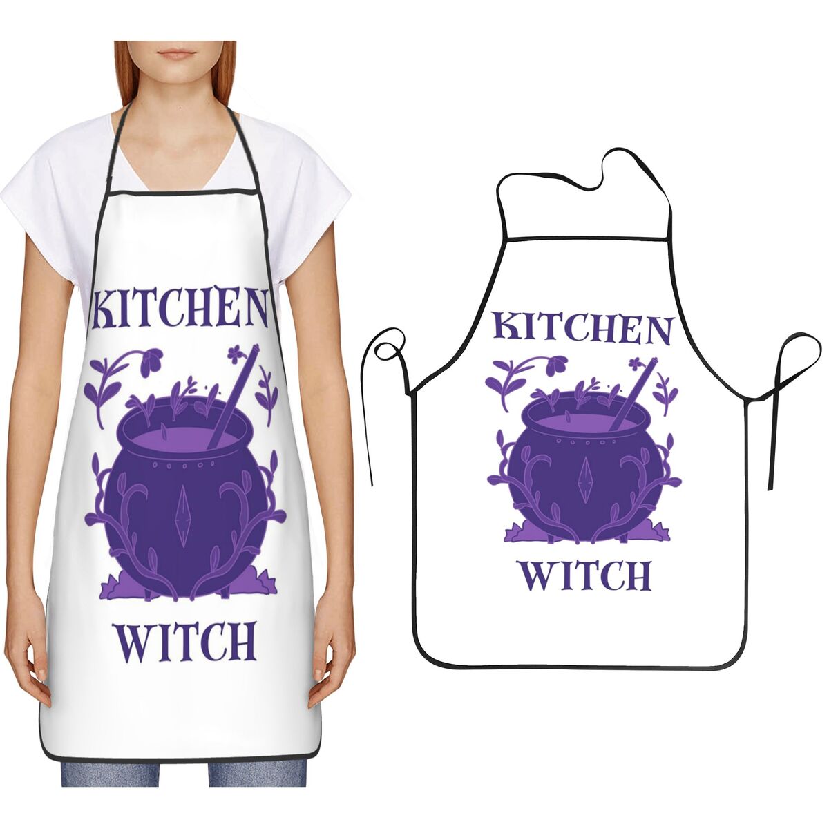 Mutfak Cadısı Mor Kazan Önlükl - Kitchen Witch Baking incelemesi ve fiyatı