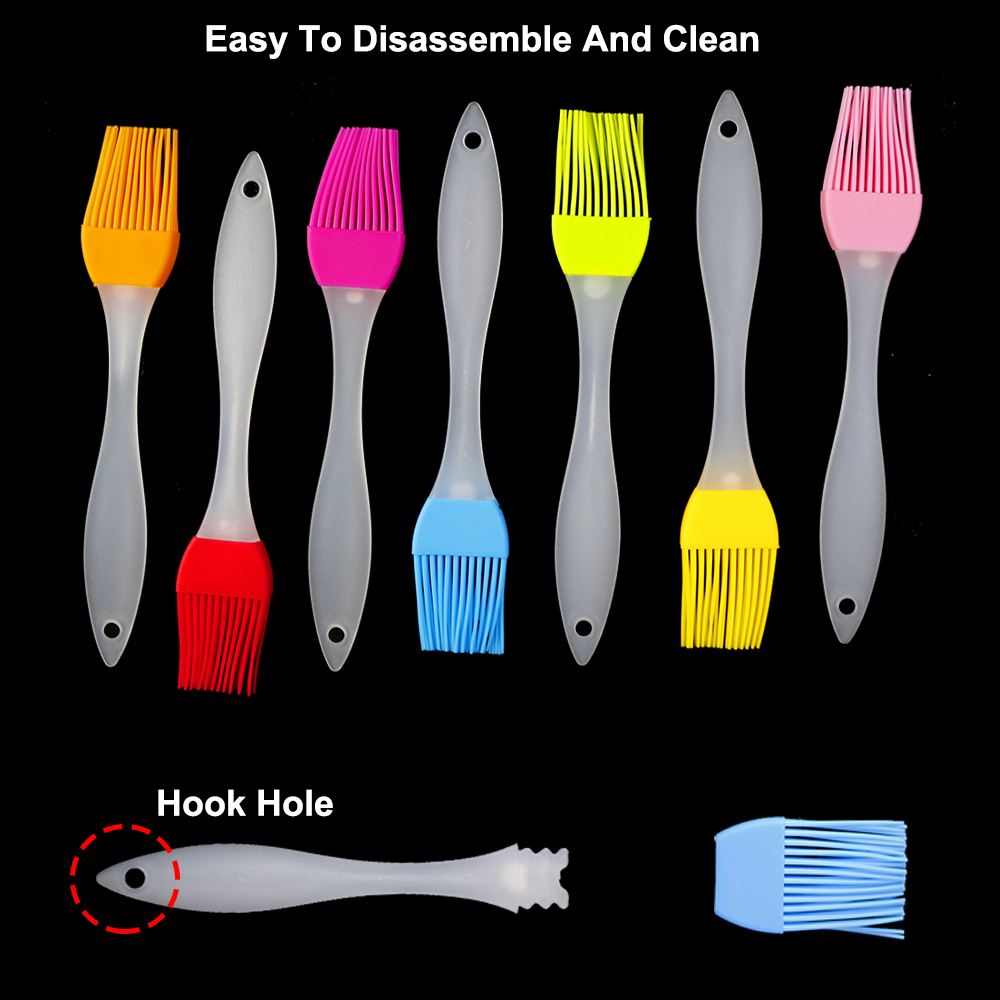 1 adet 7 renk gıda silikon fır - Kitchen Baking Brush incelemesi ve fiyatı