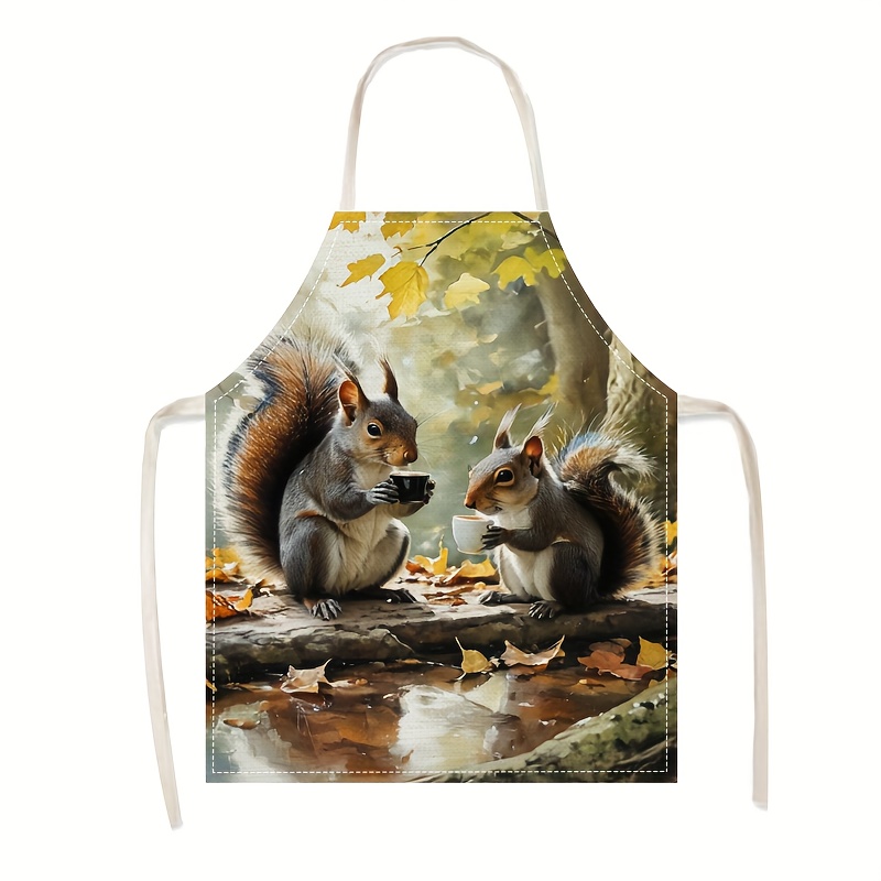 Keten Önlük Sincap Kahve Sahne - Kitchen Baking Ideas incelemesi ve fiyatı