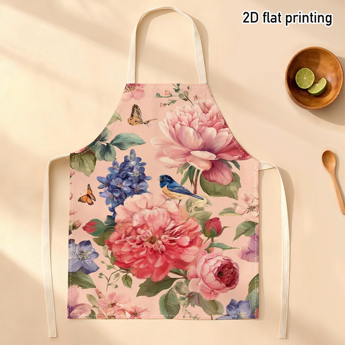 1 adet güzel çiçek kuş önlüğü  - Kitchen Baking Ideas incelemesi ve fiyatı