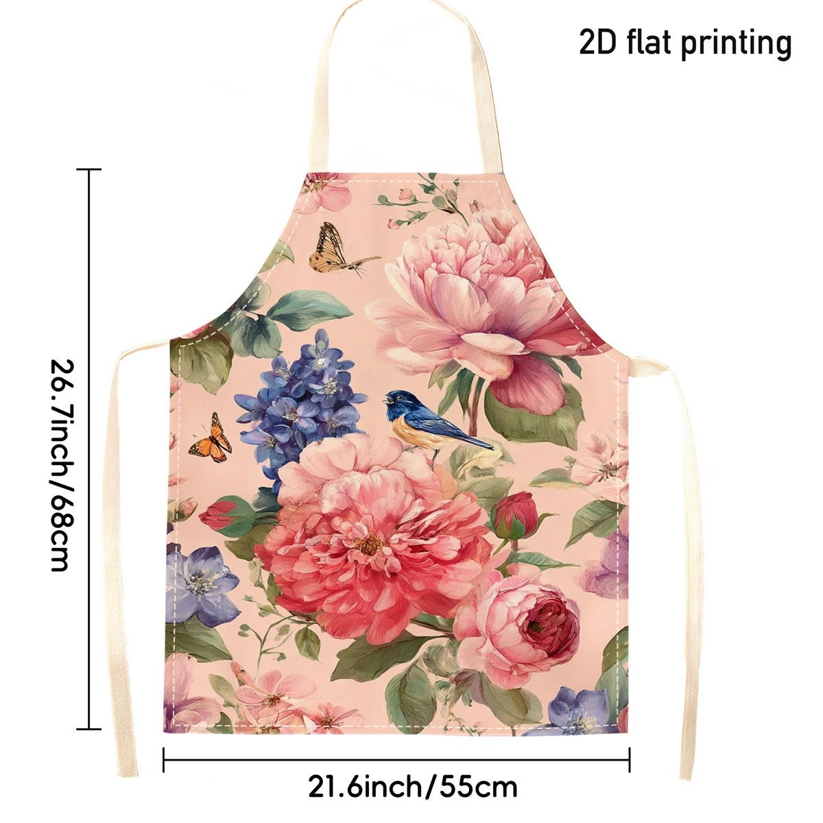 1 adet güzel çiçek kuş önlüğü  - Kitchen Baking Ideas incelemesi ve fiyatı