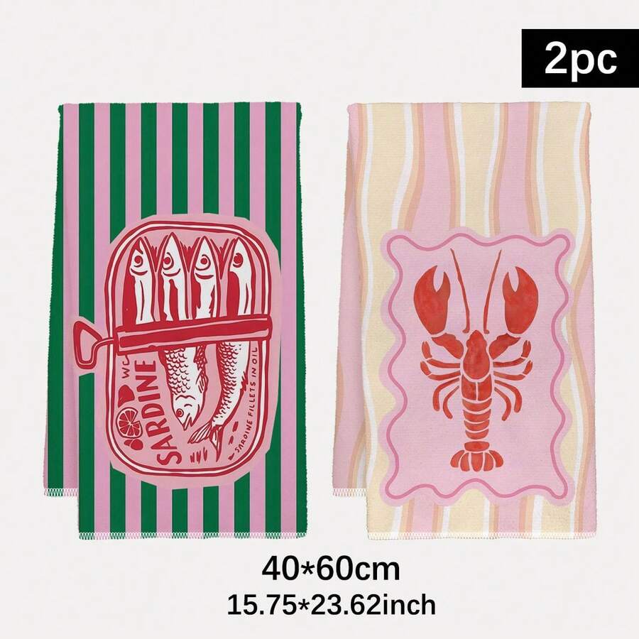 2 Adet, Pembe ve Yeşil Çizgili - Kitchen Baking Cloth incelemesi ve fiyatı