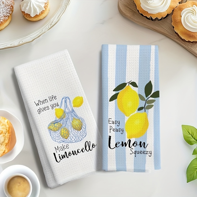 2 Adet, Limon Örgülü Mutfak Ha - Kitchen Baking Cloth incelemesi ve fiyatı
