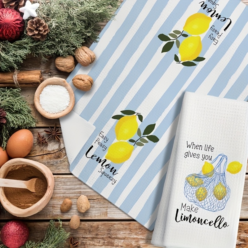 2 Adet, Limon Örgülü Mutfak Ha - Kitchen Baking Cloth incelemesi ve fiyatı