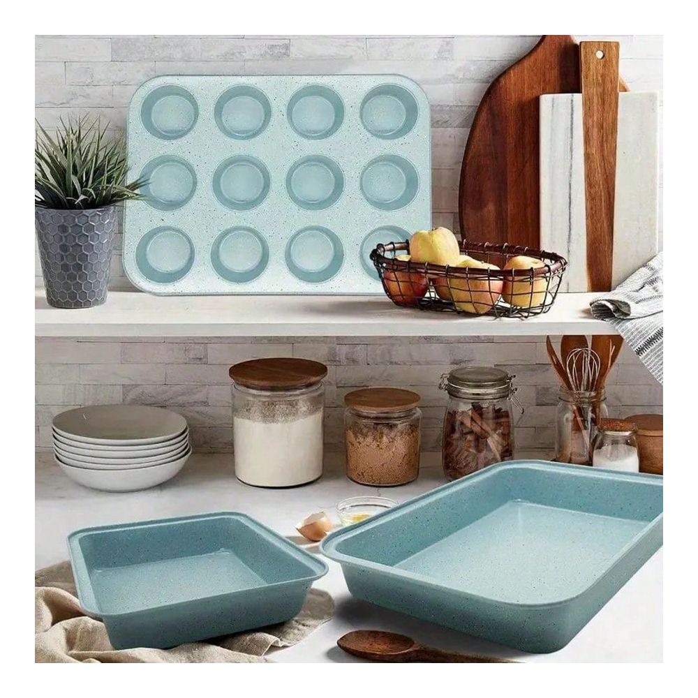 10 Parça Pişirme Seti, Yapışma - Kitchen Baking Pans incelemesi ve fiyatı