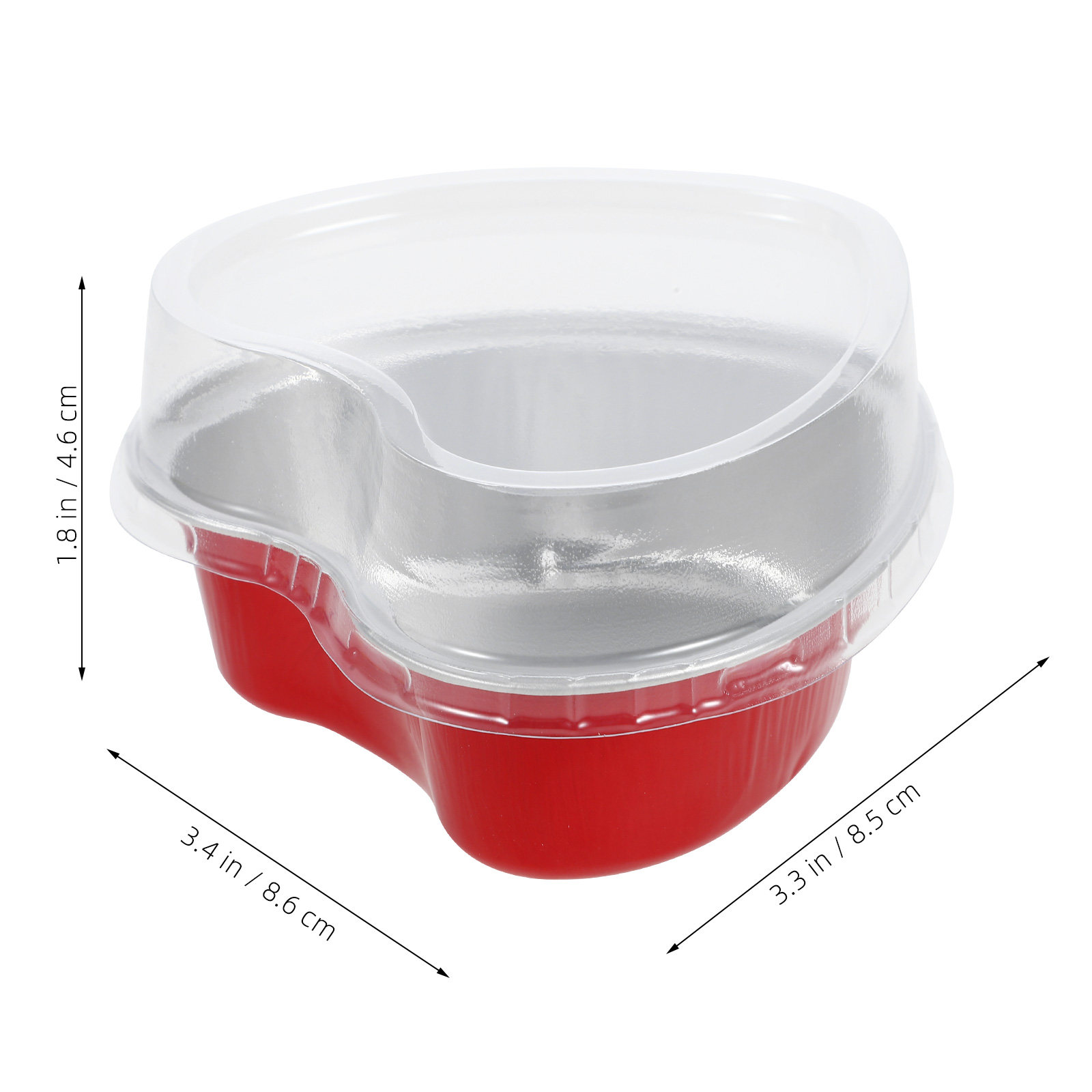 20 takım alüminyum folyo kalp  - Kitchen Baking Pans incelemesi ve fiyatı