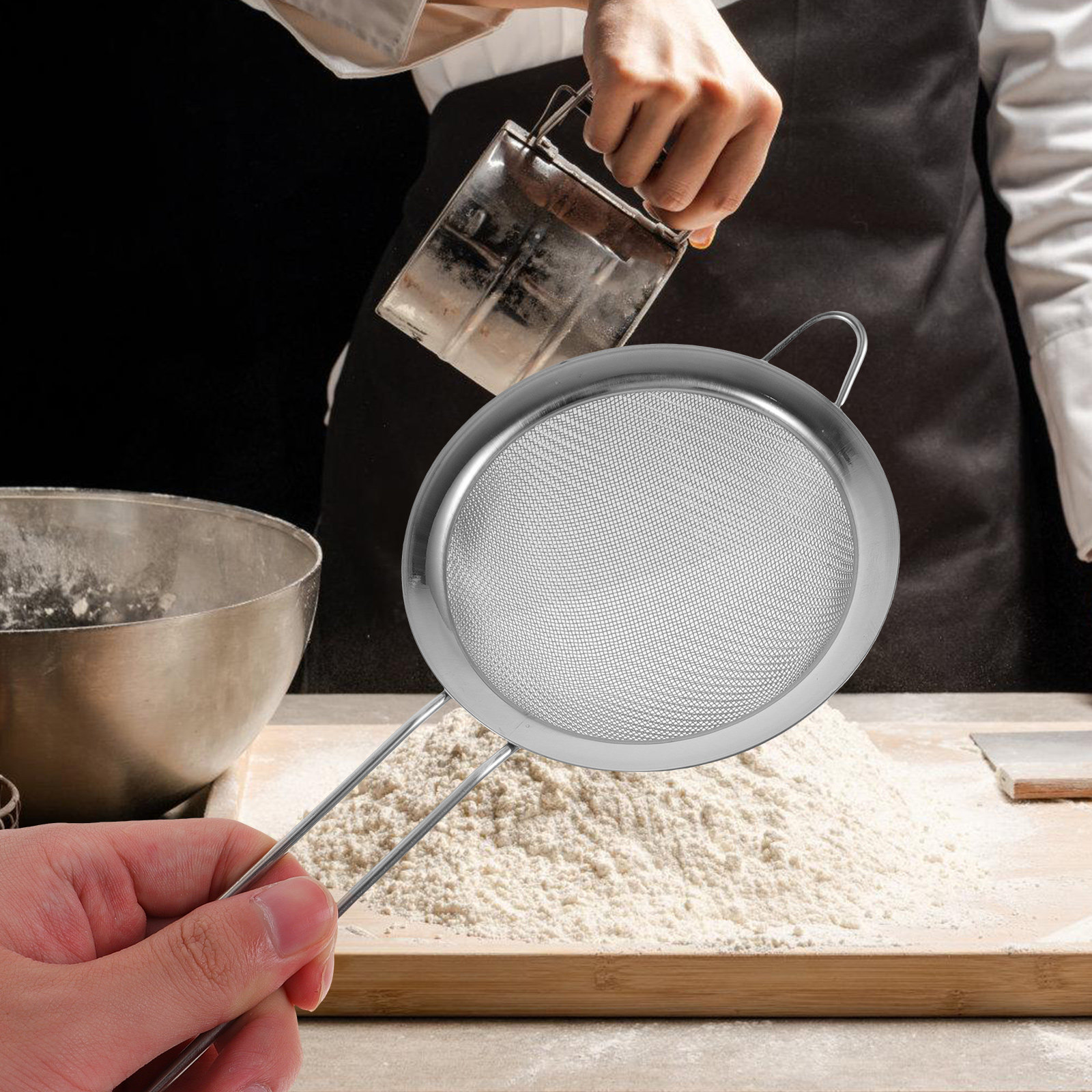 Paslanmaz Çelik İnce Gözenekli - Kitchen Baking Gadgets incelemesi ve fiyatı