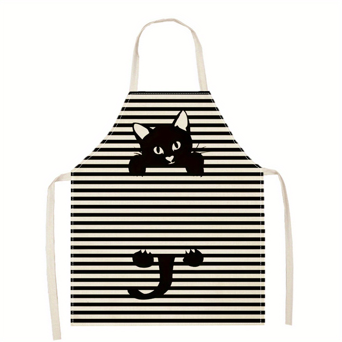 Keten Önlük Komik Kedi Güneş G - Kitchen Baking Ideas incelemesi ve fiyatı