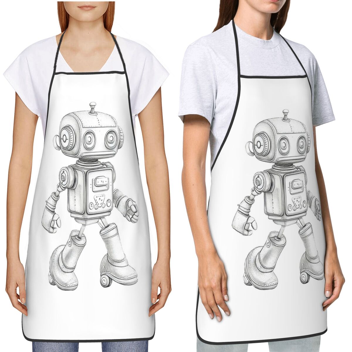 Retro Eskiz Robot Mekanik Çeki - Kitchen Robot Baking incelemesi ve fiyatı